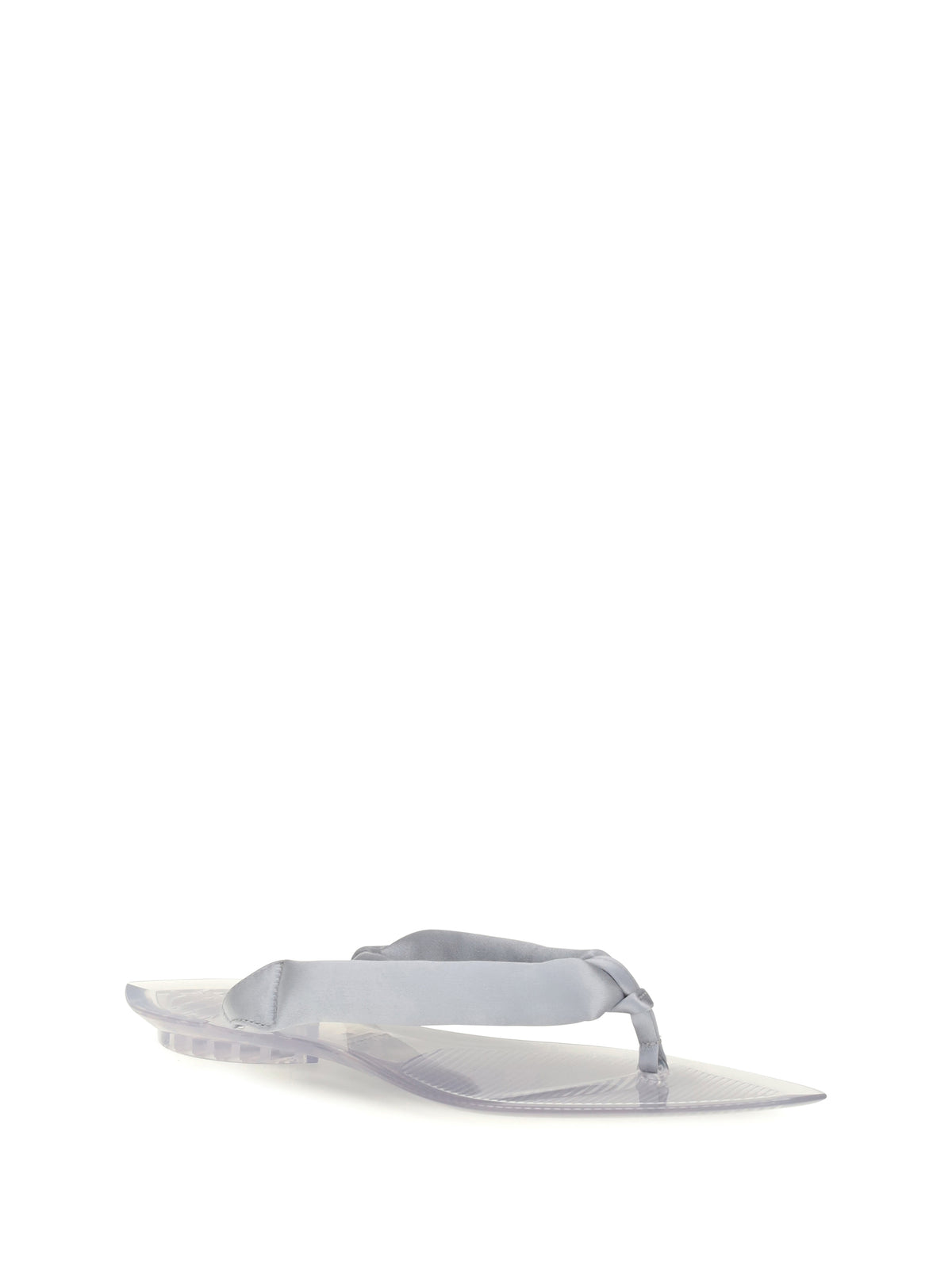 AlaïA Satin flip-flop Sandals - Argent 2