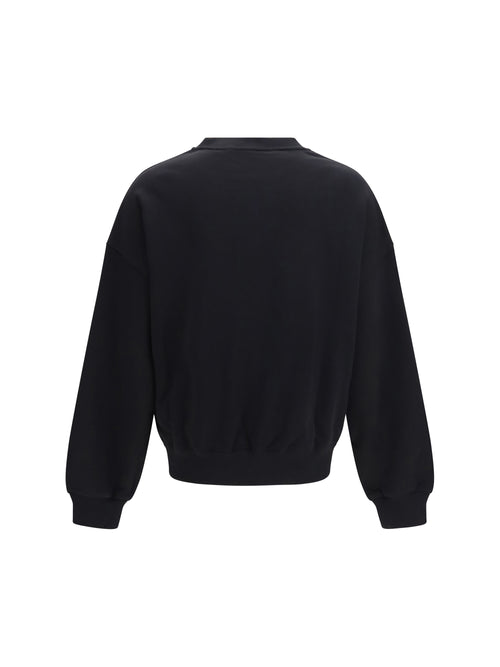 Palm Angels Palm Hills logo crewneck Sweatshirt - Black - Off White