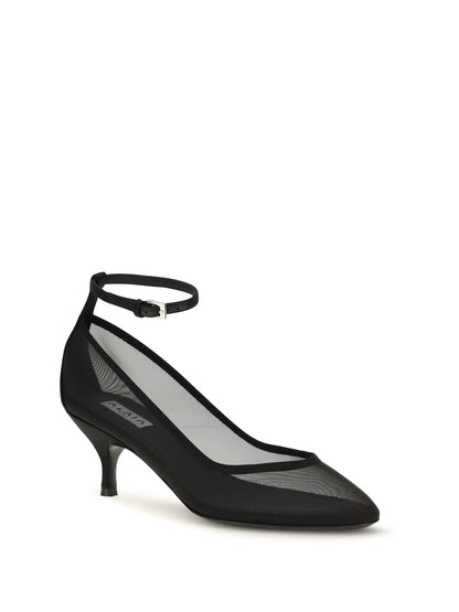 Alaïa Nude Mesh Pumps - Noir