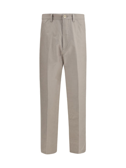 BRUNELLO CUCINELLI Tailored Pants in cotton with belt loops