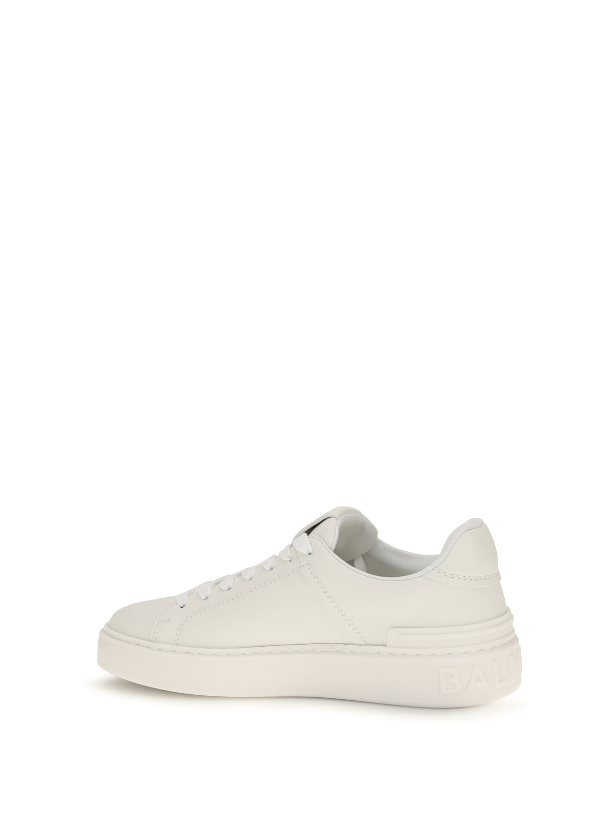 Balmain B-Court leather Sneakers - Blanc