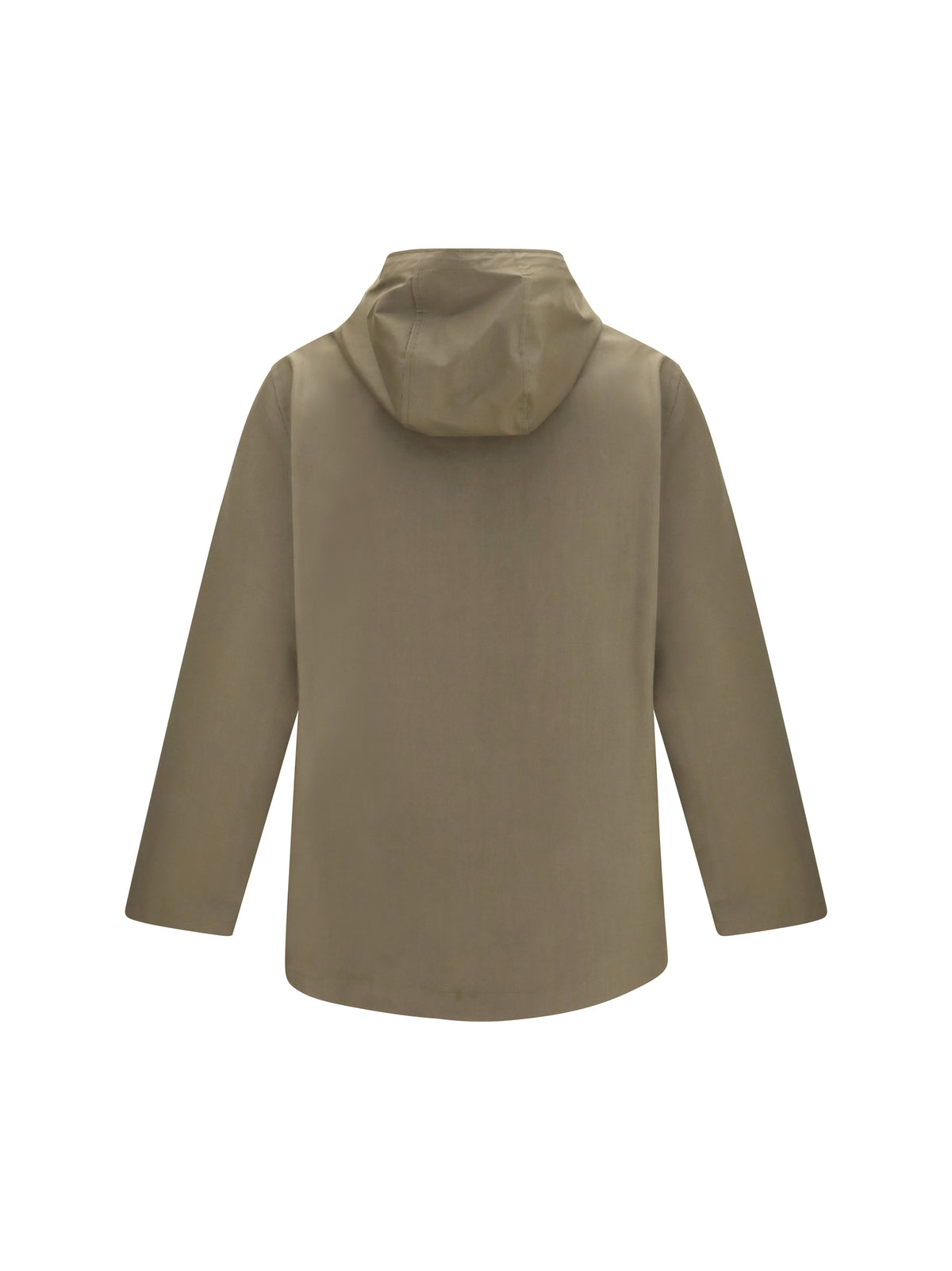 Fendi Mackintosh fabric hooded Jacket - Green Milit.+Tabacco