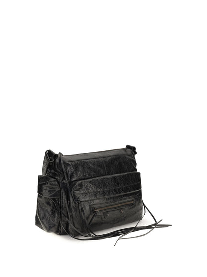 Balenciaga Le City Multipocket medium Shoulder Bag - Black