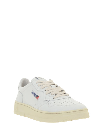 Autry Leather Sneakers - Wht/Wht