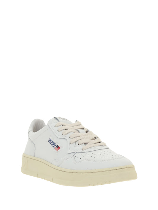 Autry Leather Sneakers - Wht/Wht