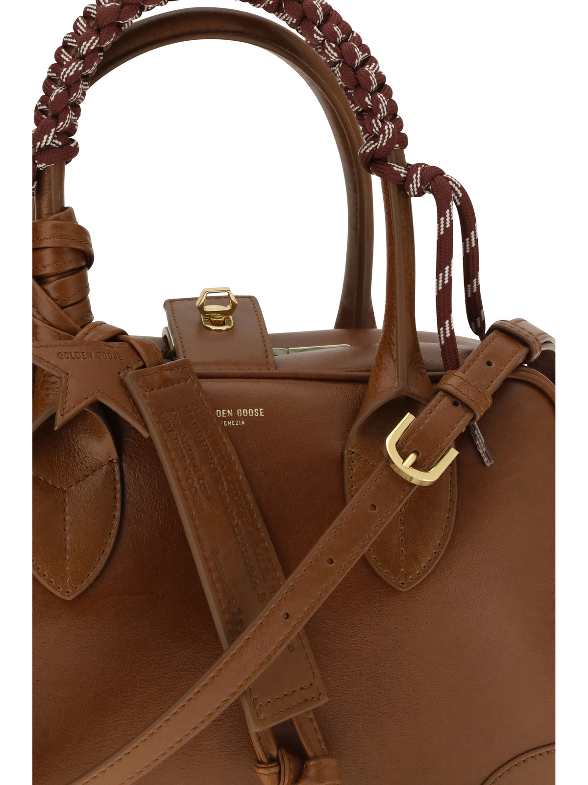 Golden Goose Vita leather Handbag - Light Brown