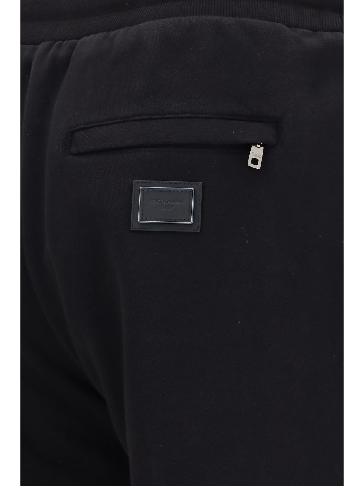 Dolce & Gabbana Cotton Sweatpants - Black