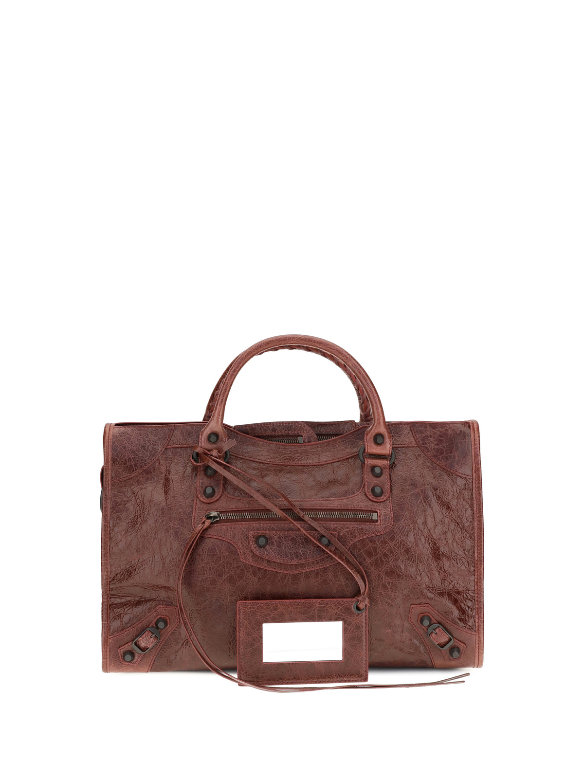 Balenciaga Le City medium Handbag - Berry Red
