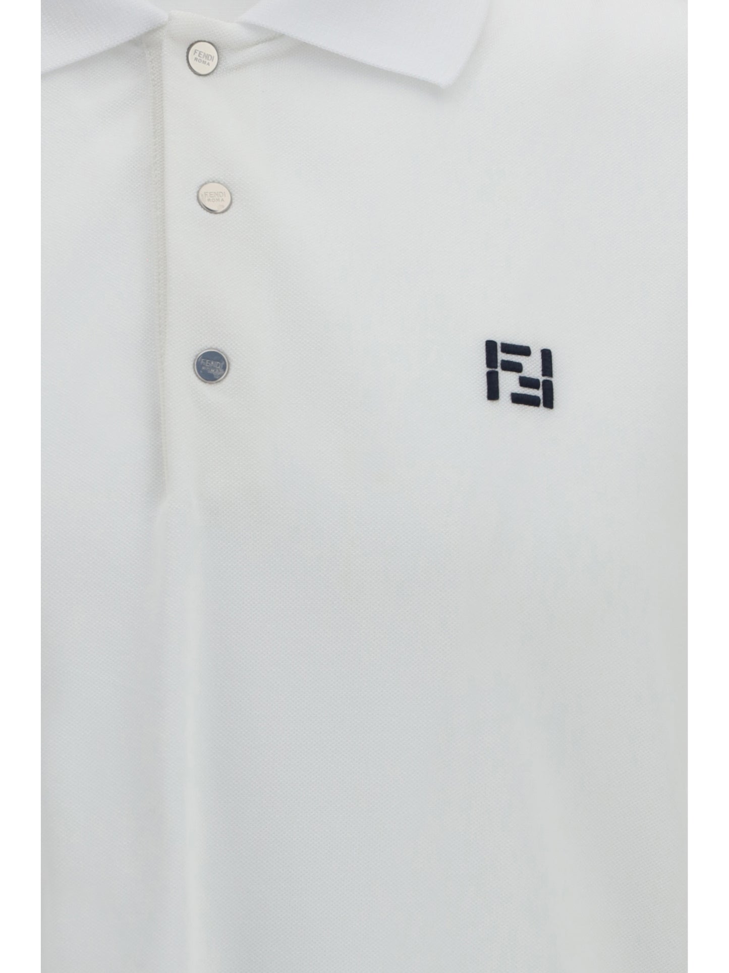FENDI FF logo piqué Polo