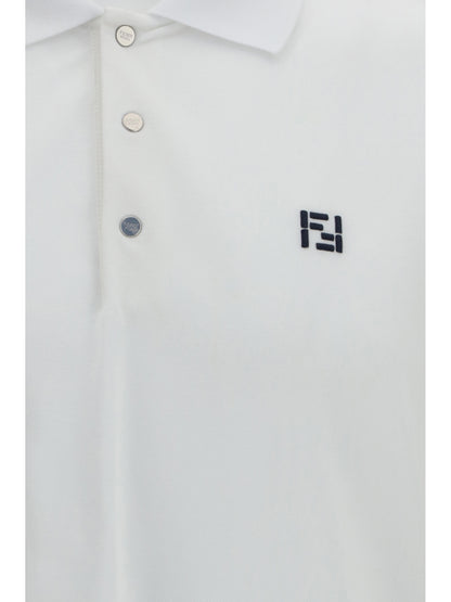 FENDI FF logo piqué Polo