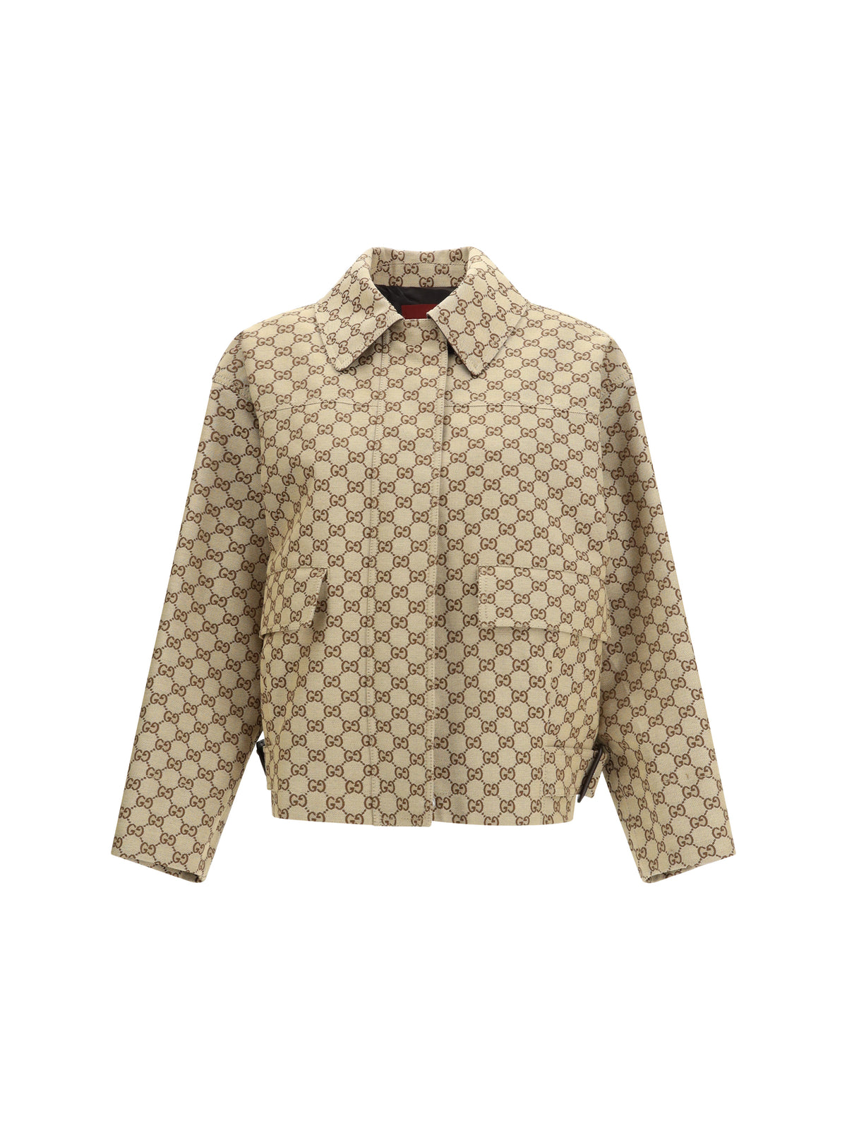 Gucci GG Canvas bomber Jacket - Camel/Ebony