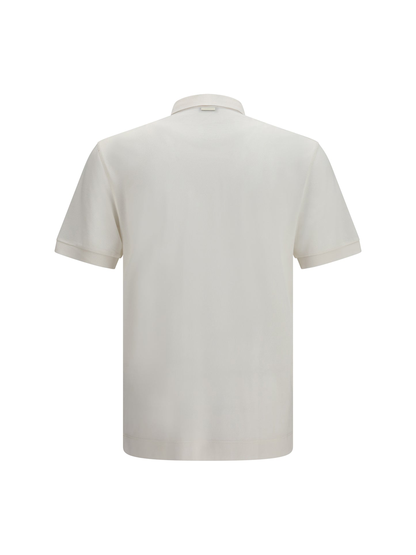 ZEGNA Cotton and silk piqué Polo