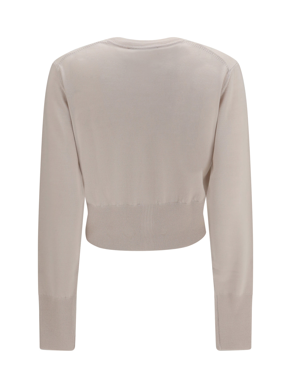 Vivienne Westwood Bea cropped wool Cardigan - Limestone