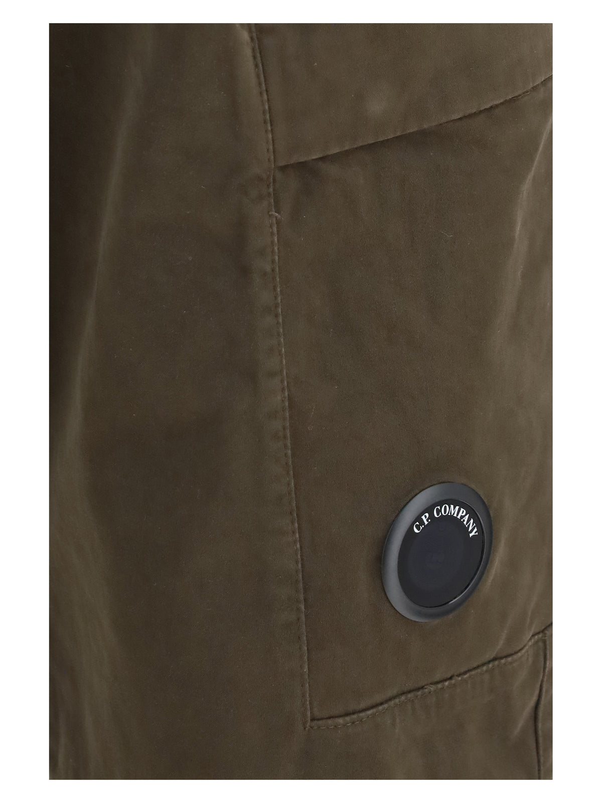 C.P. Company Stretch cotton satin Cargo Pants - Ivy Green