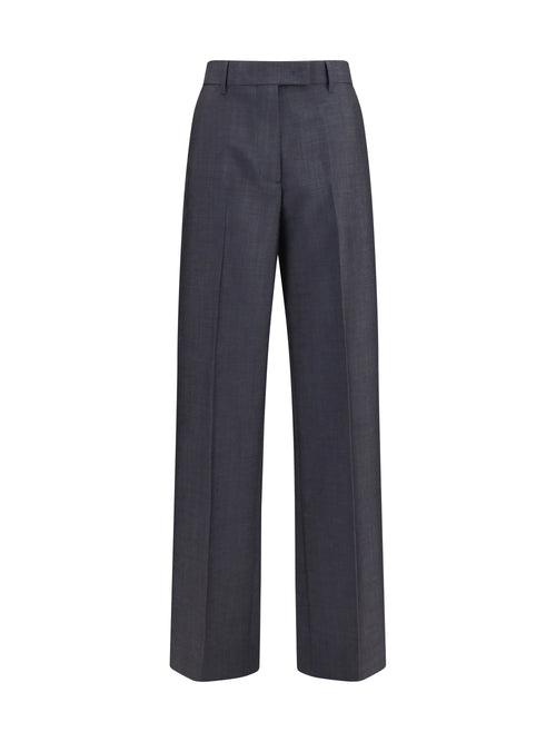 Miu Miu Kid mohair Pants - Anthracite