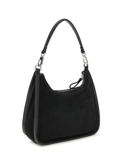 Pierre Hardy Alpha Day Miss leather Shoulder Bag - Suede Calf Lamb Black