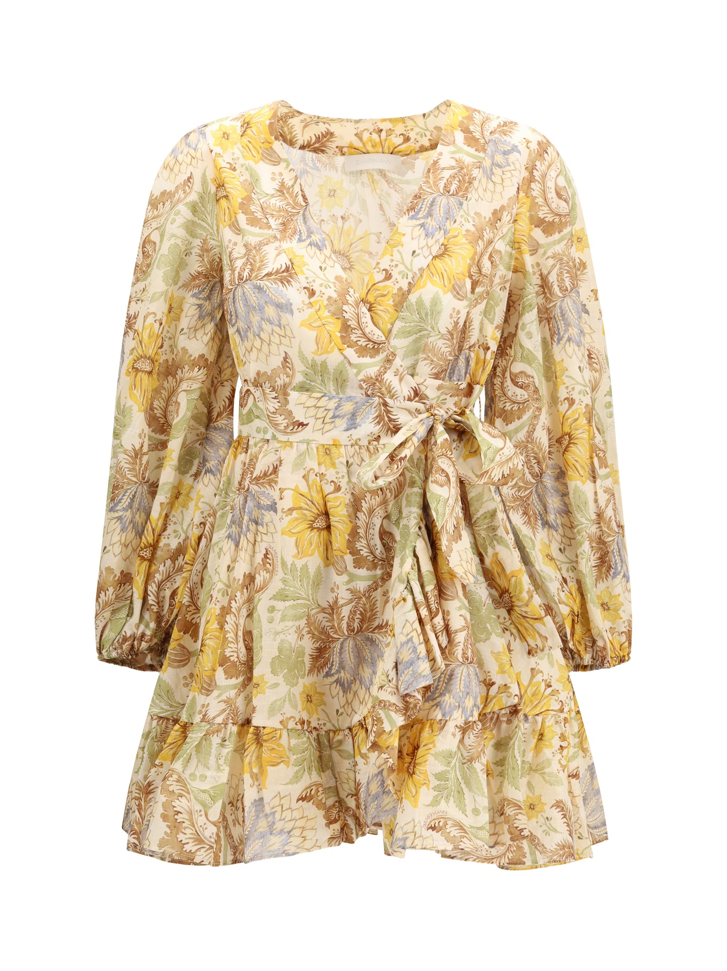 ZIMMERMANN Daylight wrap mini Dress