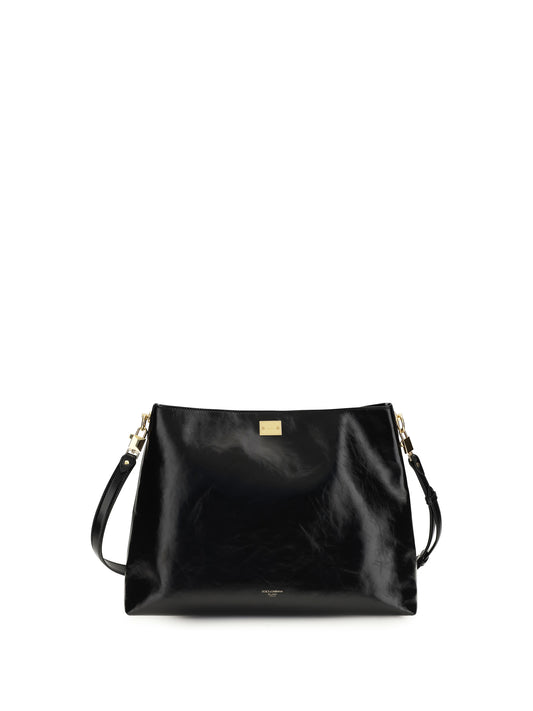 DOLCE & GABBANA Large Vittoria leather Shoulder Bag