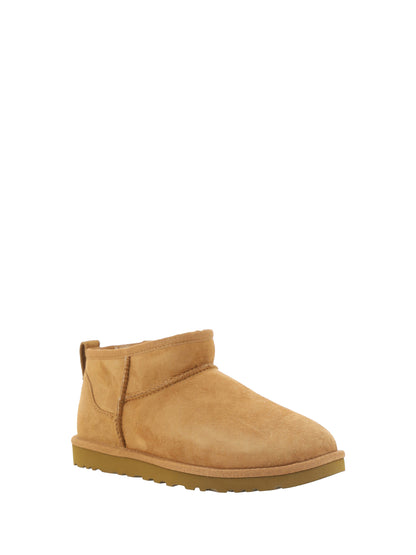 Ugg Classic Ultra Mini suede Boots - Chestnut