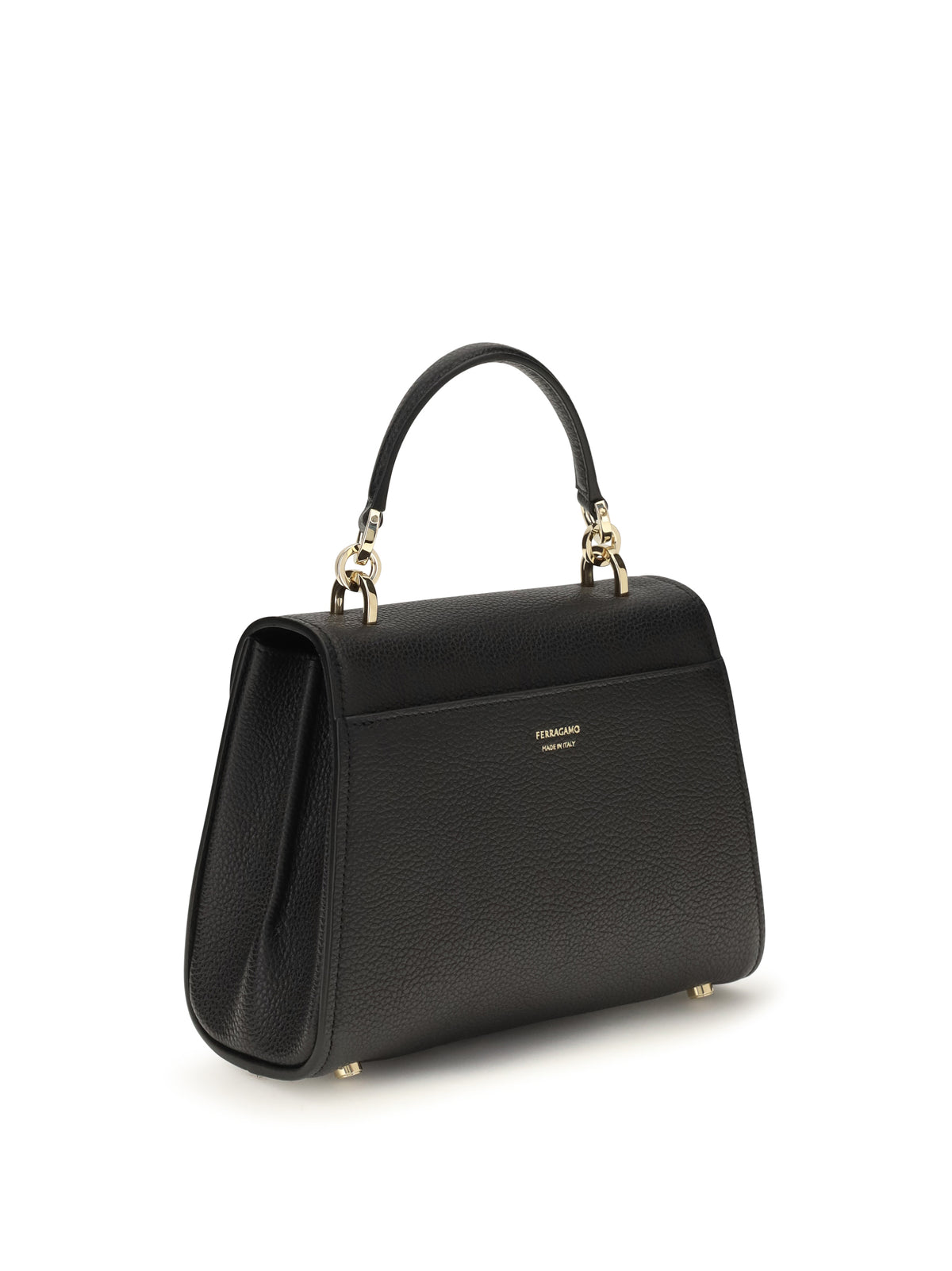 Ferragamo Gancini Mini Handbag - Black