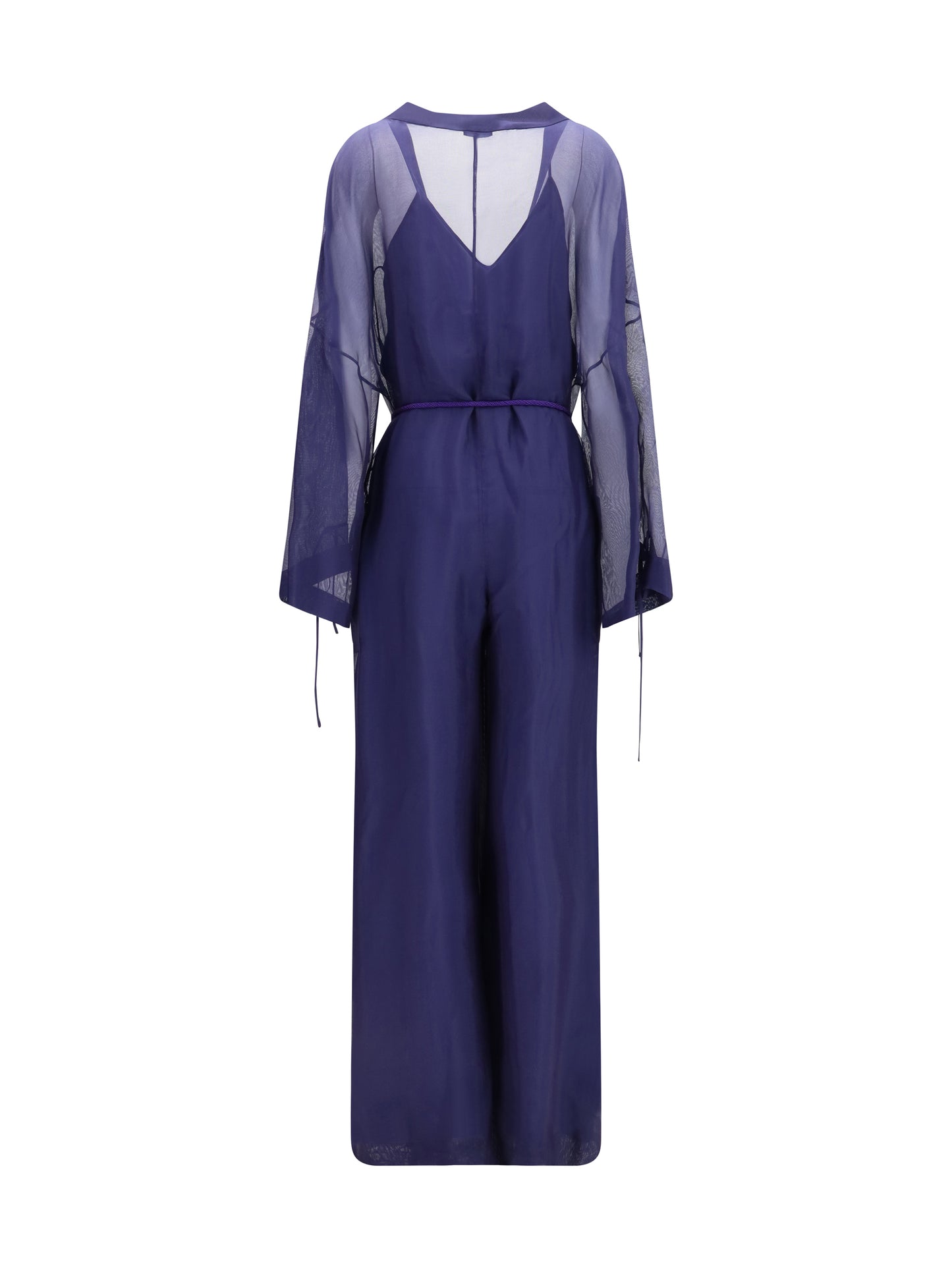 GIORGIO ARMANI Viscose and silk gauze Jumpsuit