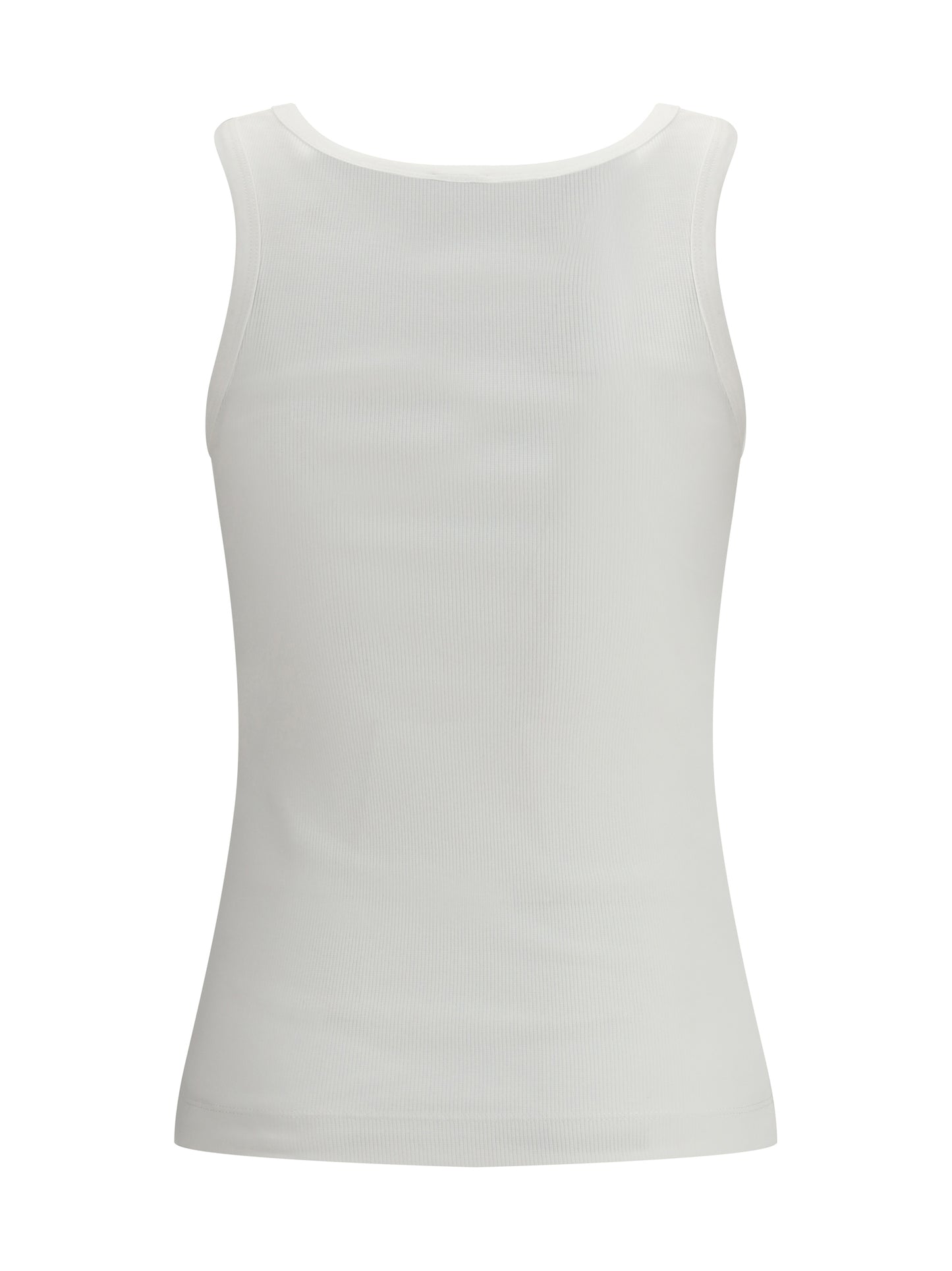 PINKO Ribbed tank Top with Love Birds logo
