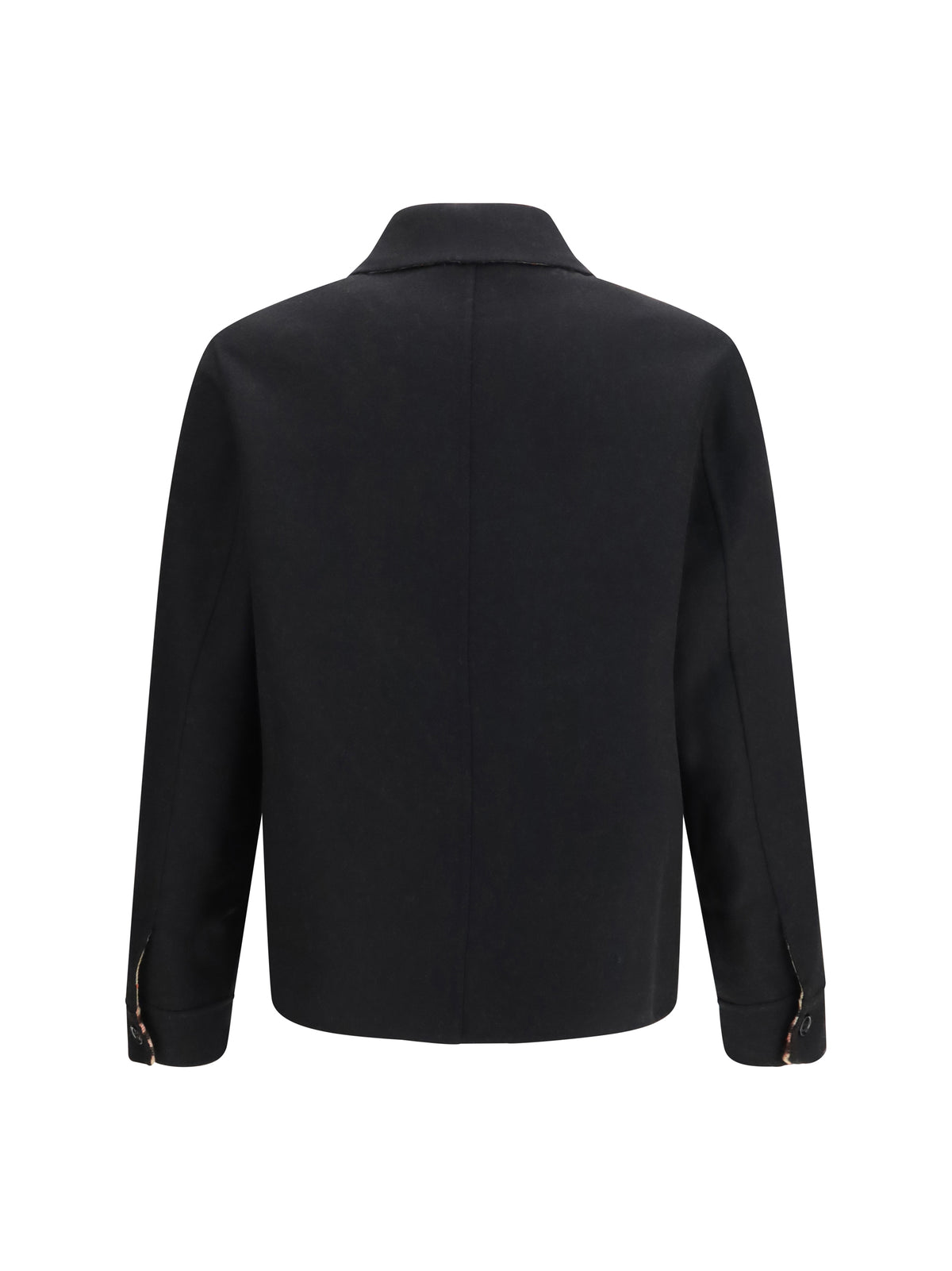 Burberry Herringbone wool Jacket - Black/Sand Ip Check