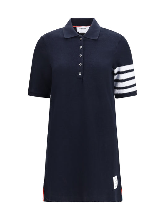 THOM BROWNE Piqué Polo Dress