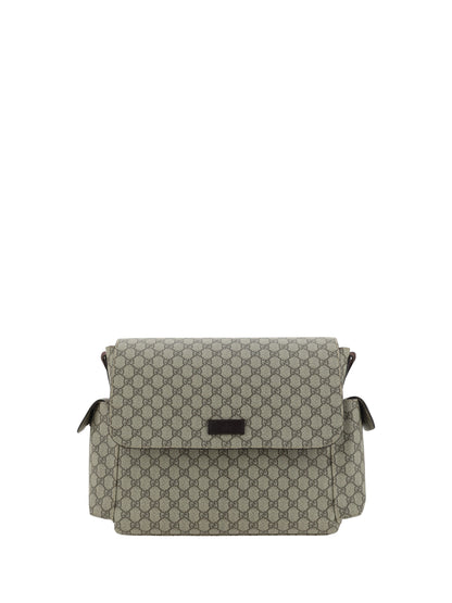 Gucci Fabric Baby Shoulder Bag - Be Ebo/Cocoa/Dk Choc