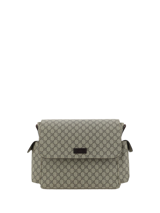 Gucci Fabric Baby Shoulder Bag - Be Ebo/Cocoa/Dk Choc
