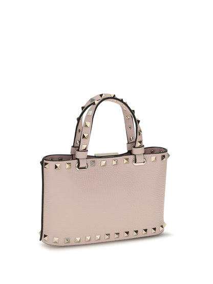 Valentino Garavani Rockstud Shopping mini Handbag - Rose Quartz