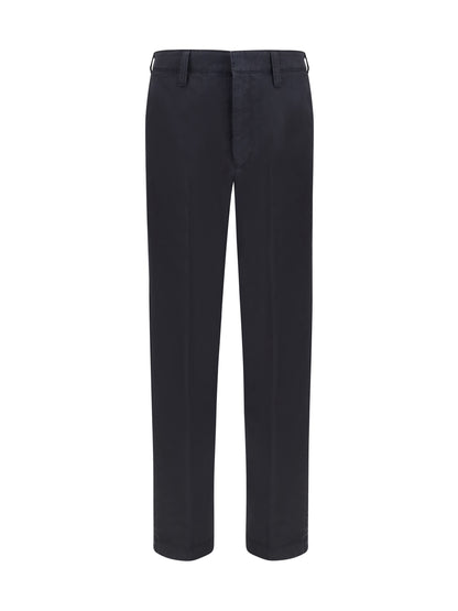 Prada Garment dyed cotton Pants - Bleu