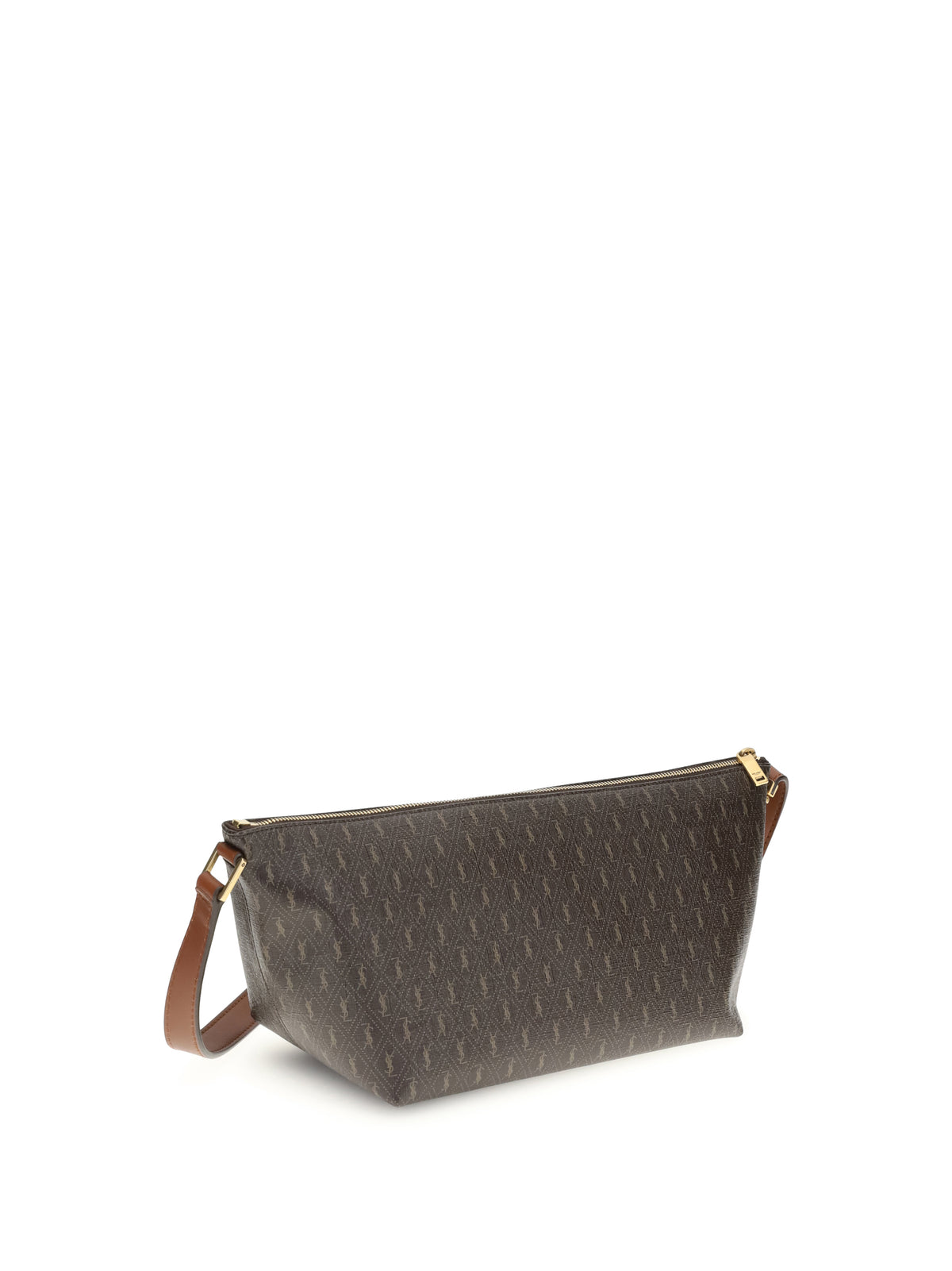 Saint Laurent Monogram Shoulder Bag - Choc/Kak/Brun Roui