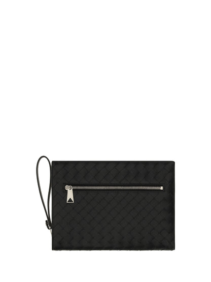 Bottega Veneta Document Holder - Black-Silver
