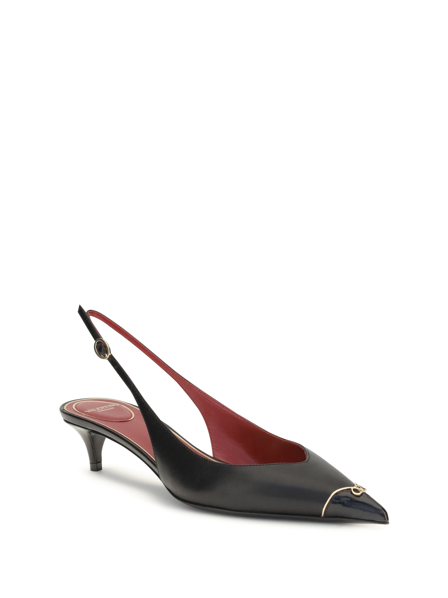 VALENTINO GARAVANI VLogo Signature kitten-heel slingback Pumps