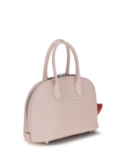 SELF-PORTRAIT Embossed leather Handbag