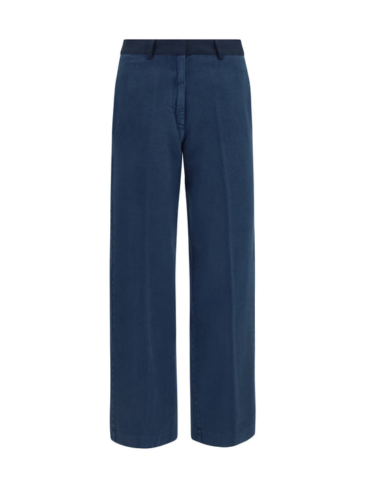 Forte_forte Chino Pants in cotton - Notte