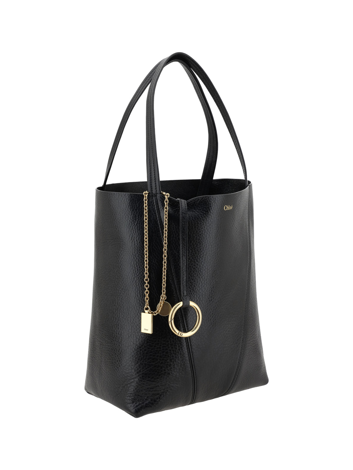 Chloé Spin Shoulder Bag - Black