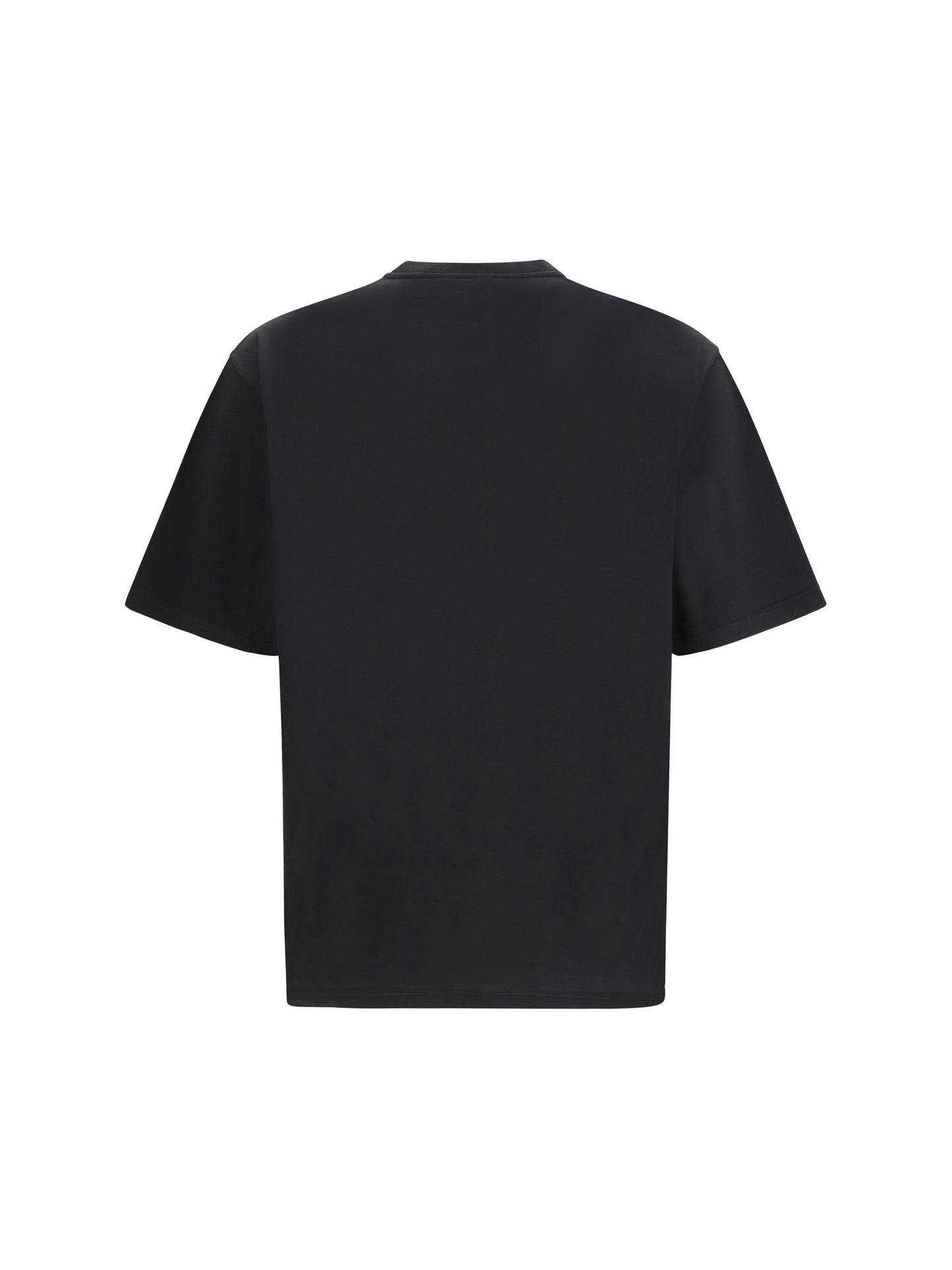 DOLCE & GABBANA Round neck short sleeve T-shirt with D-ring detail