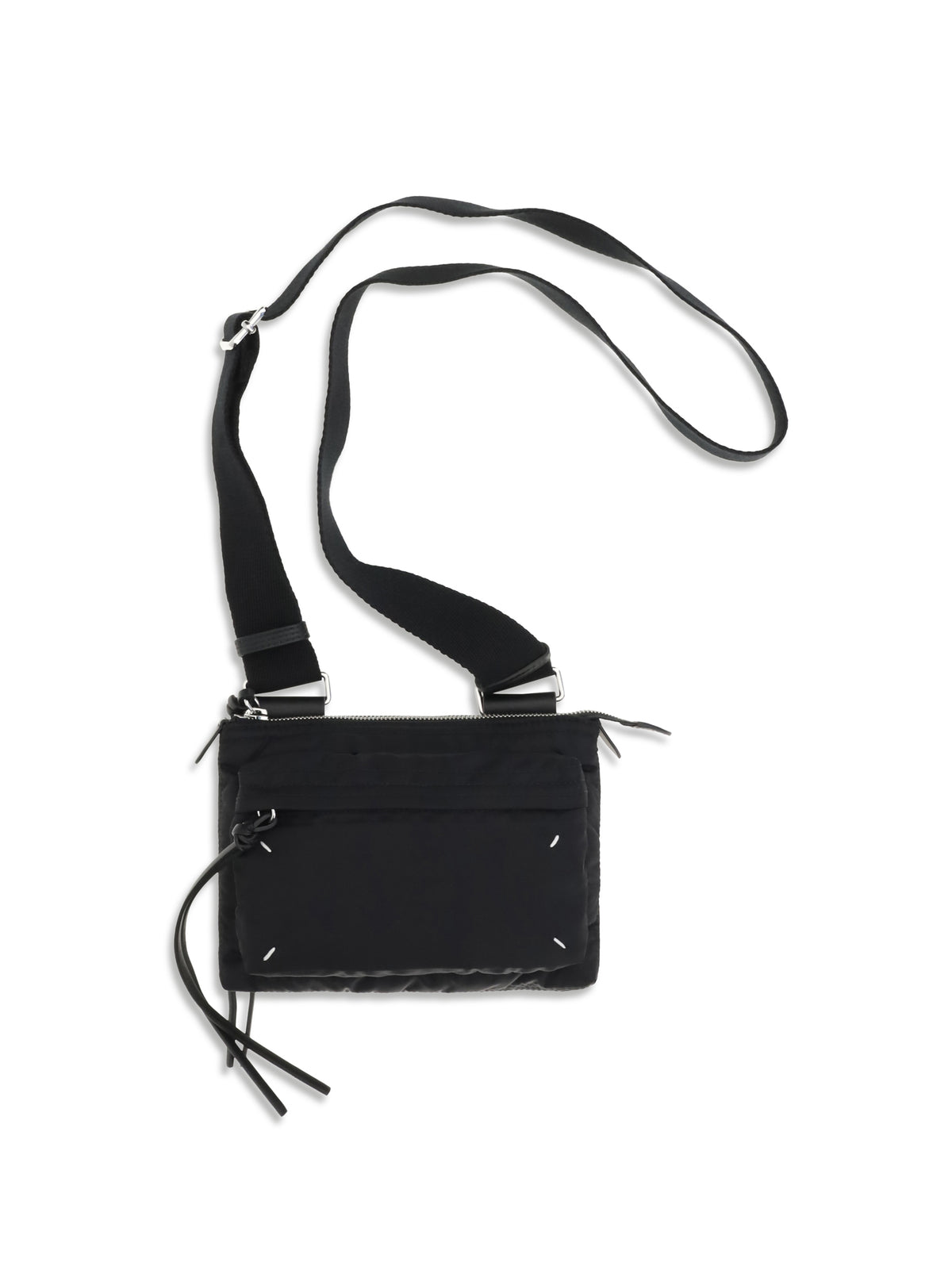Maison Margiela Zip Camera Shoulder Bag - Black/Black