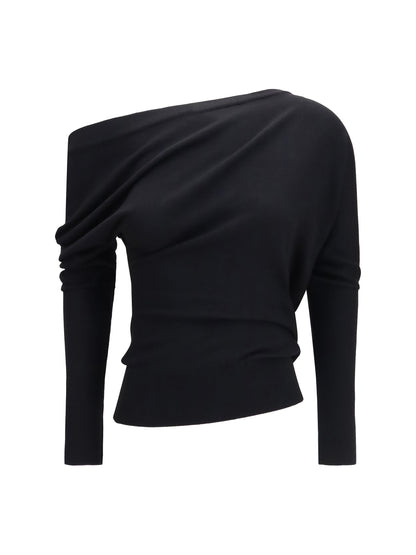 Tom Ford Asymmetric Sweater - Black