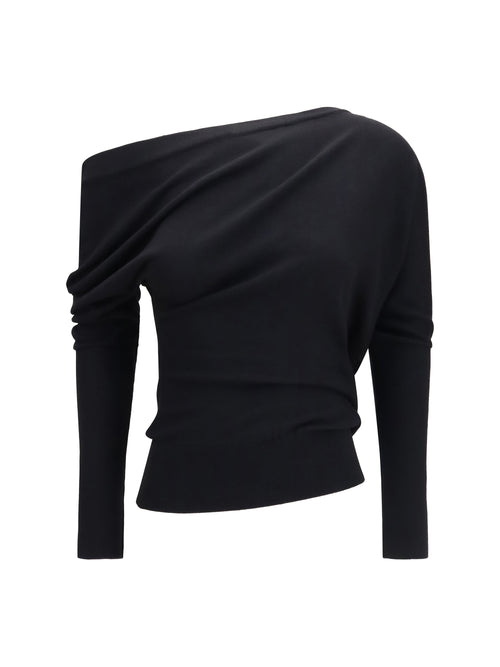 Tom Ford Asymmetric Sweater - Black