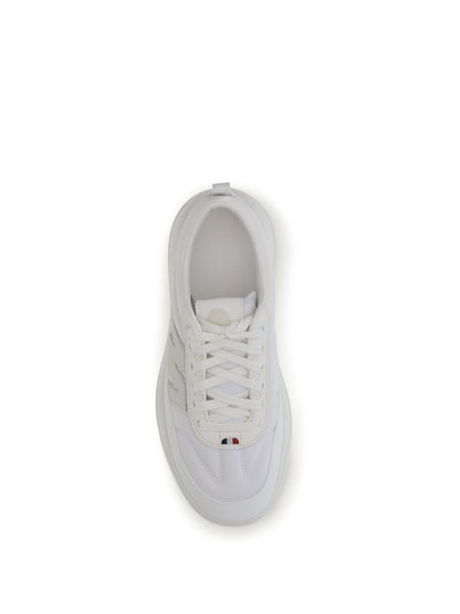 Moncler Altive Sneakers in suede and nubuck - White