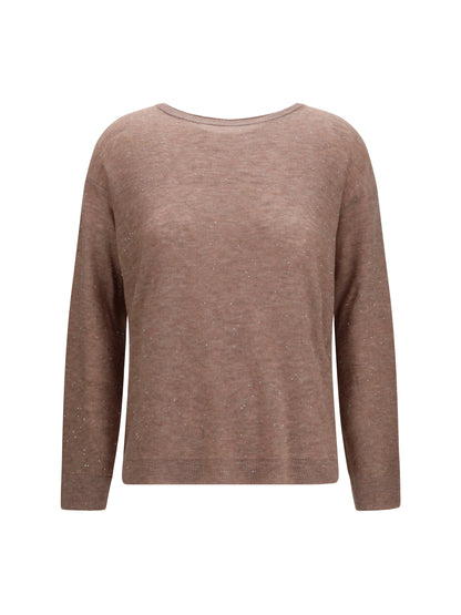 Fabiana Filippi Sequin-embellished Sweater - Moka Meringa