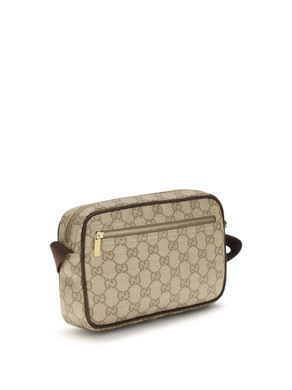 GUCCI GG Shoulder Bag with Web stripe