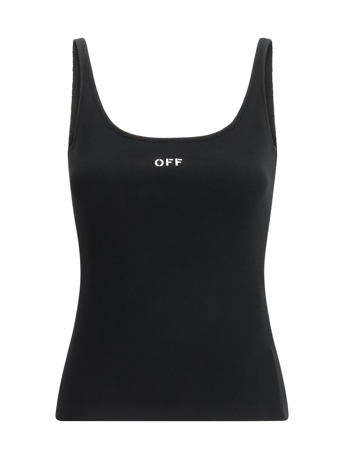 OFF-WHITE Off Stamp Rib Tank Top