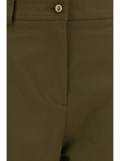 Max Mara Adorni cropped Pants - Khaki Dark