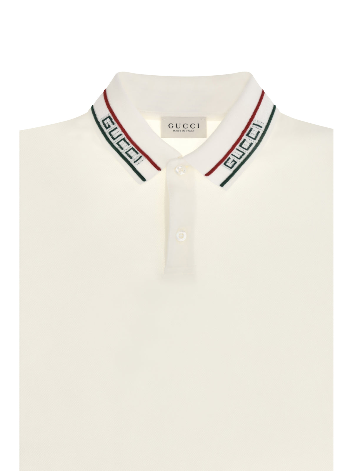 Gucci T-shirt with logo collar for Boy - New White/Mix