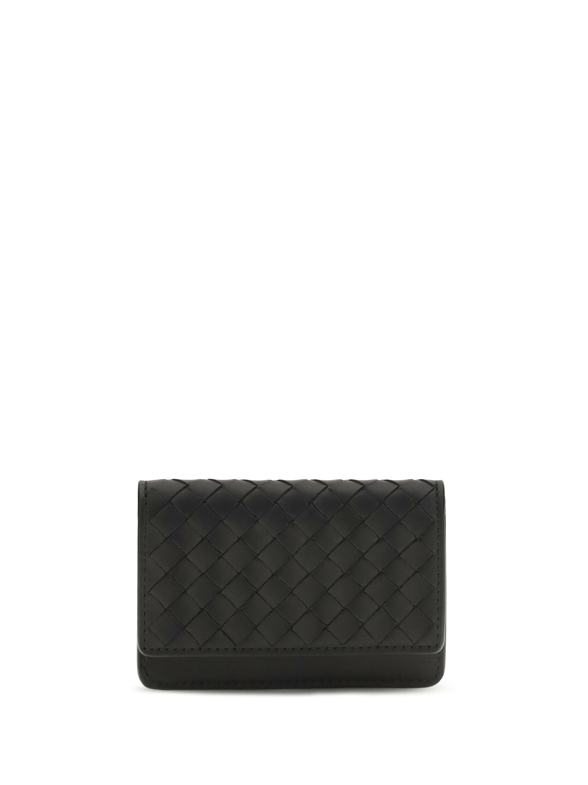 Bottega Veneta Intrecciato leather Wallet - Black-Brunito