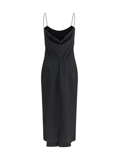 Calvin Klein Camas Wool Dress - Graphite
